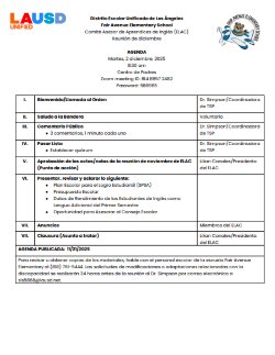 Meeting Agenda_Spanish